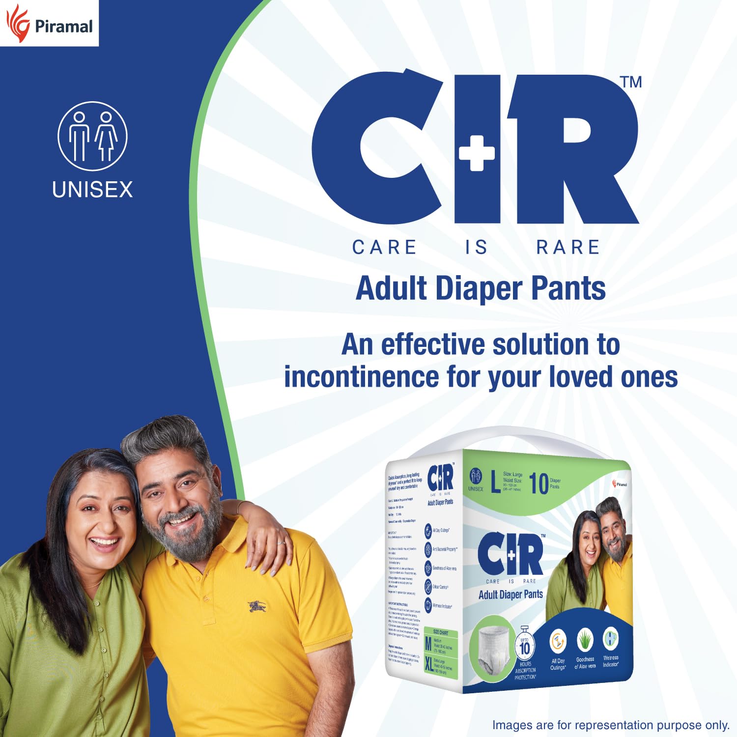 CIR Adult Diaper Pants - Large (35" - 47")