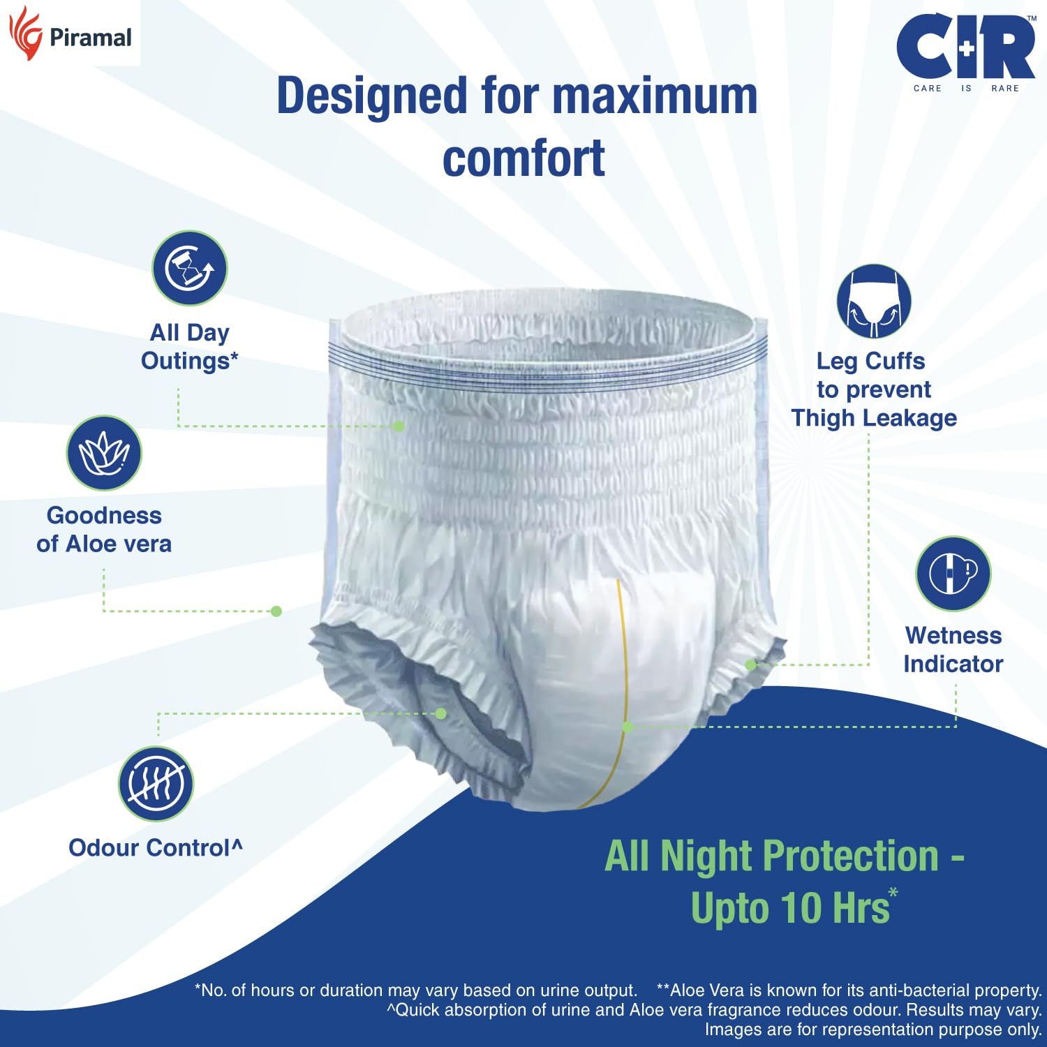 CIR Adult Diaper Pants - Large (35" - 47")