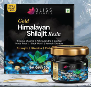 Bliss Welness Gold Himalayan Shilajit Resin