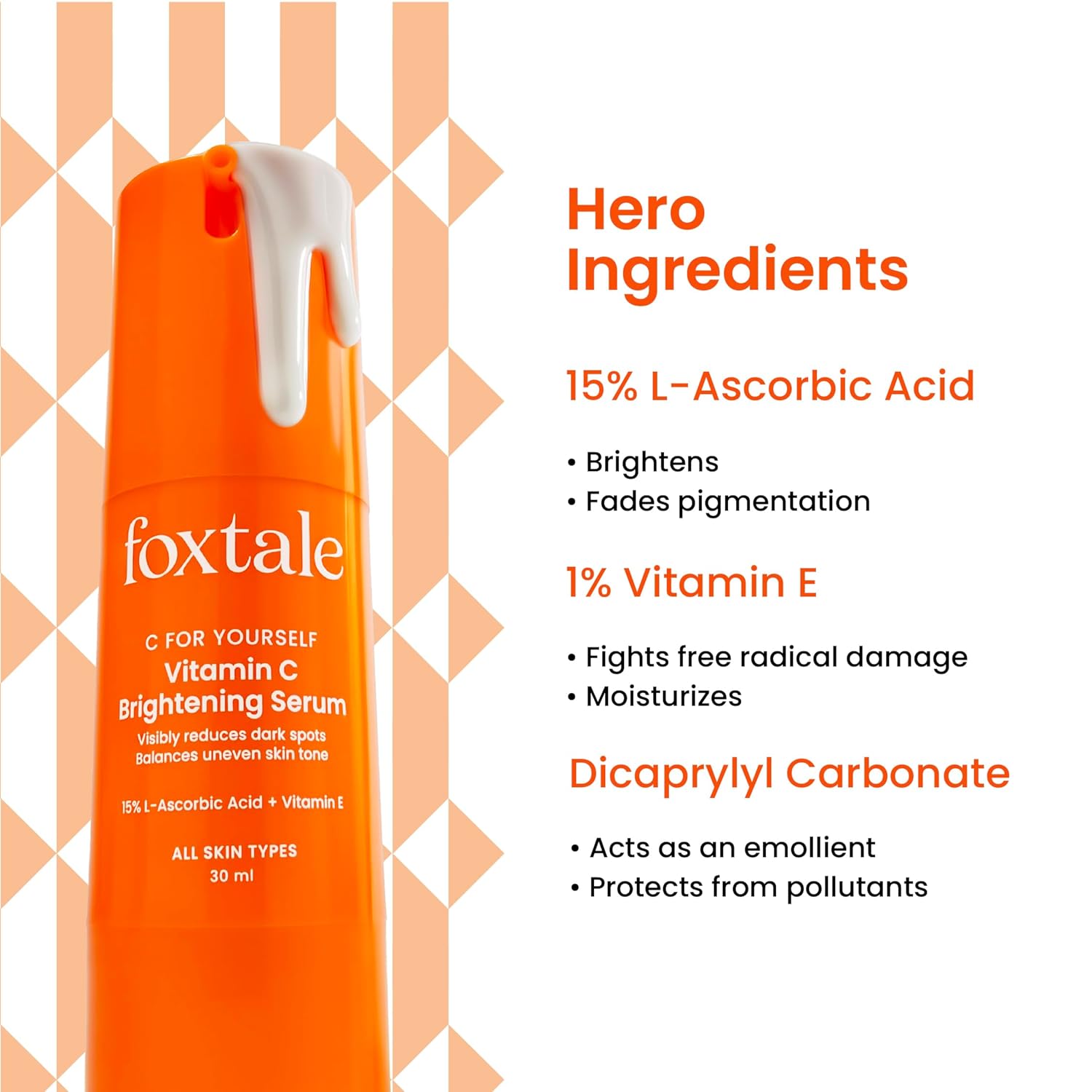 Foxtale 15% Vitamin C Brightening  Serum