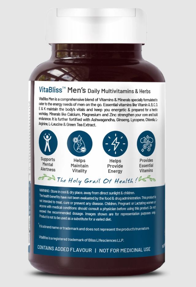 Bliss Welness Vitabliss Men's Multivitamin Tablets