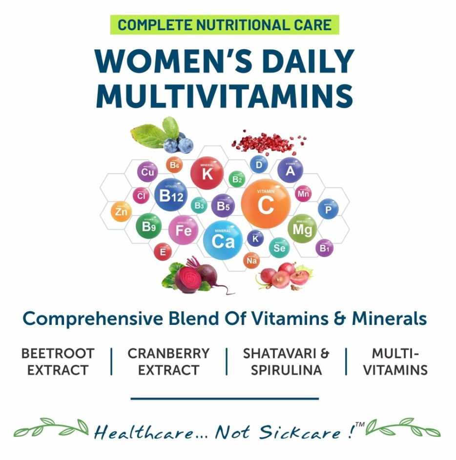 Bliss Welness Vitabliss Women's Multivitamin Tablets