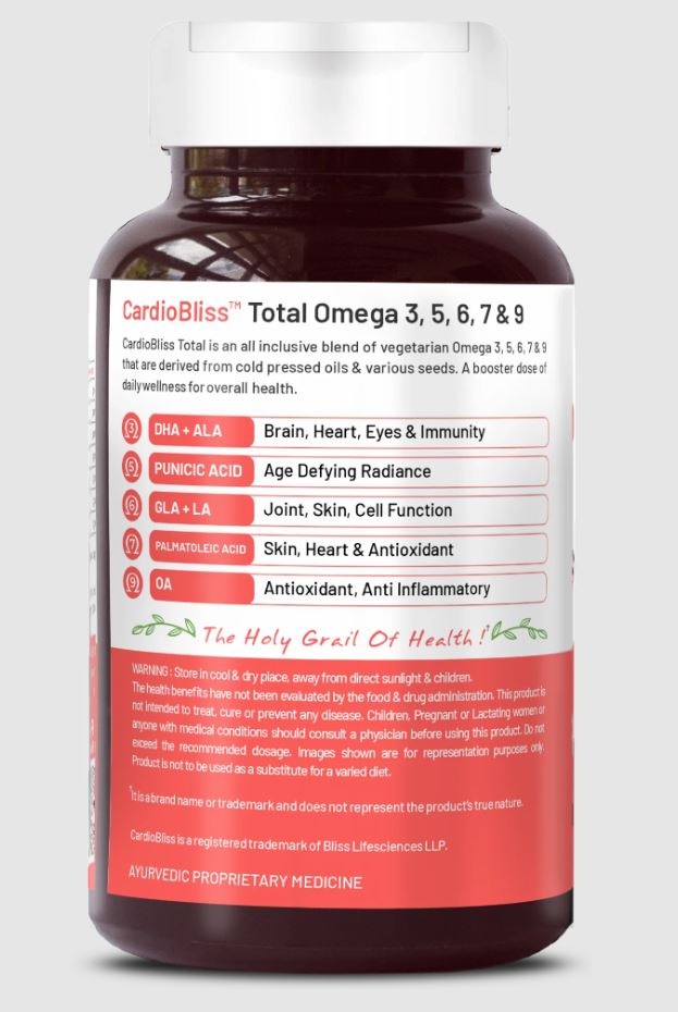 Bliss Welness Cardiobliss Penta Omega Capsules