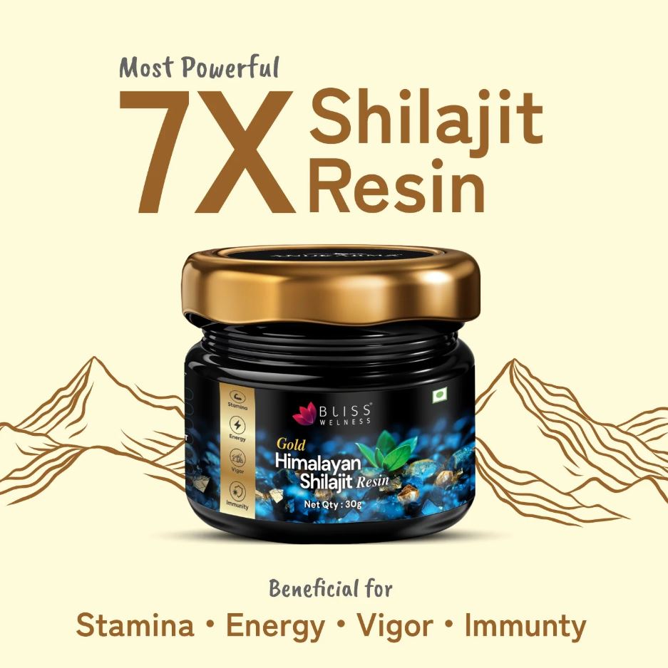 Bliss Welness  Gold  Himalayan Shilajit Resin