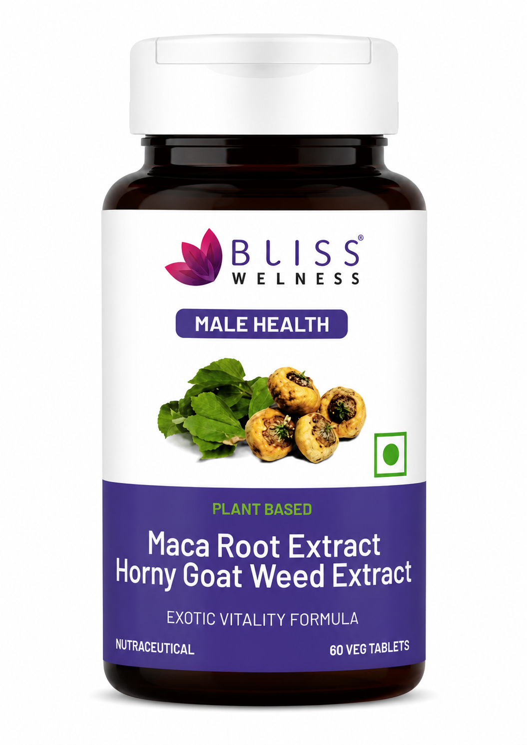Bliss Welness Maca Root Extract + Horny Goat Weed Extract Tablets