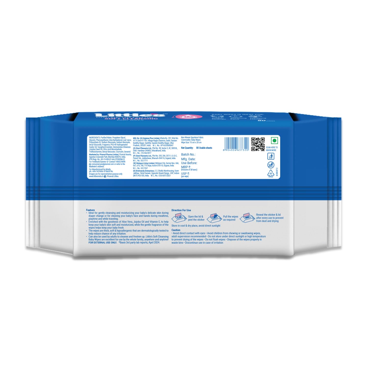 CubCare Baby Wipes Lid Pack